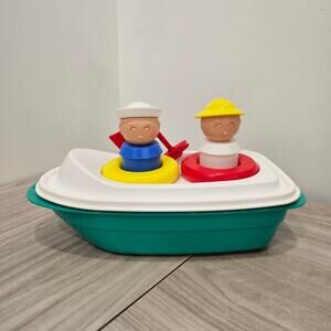 TupperToys TUPPERWARE Tupper Canoe #1732 BOAT 2 People Vintage 1985